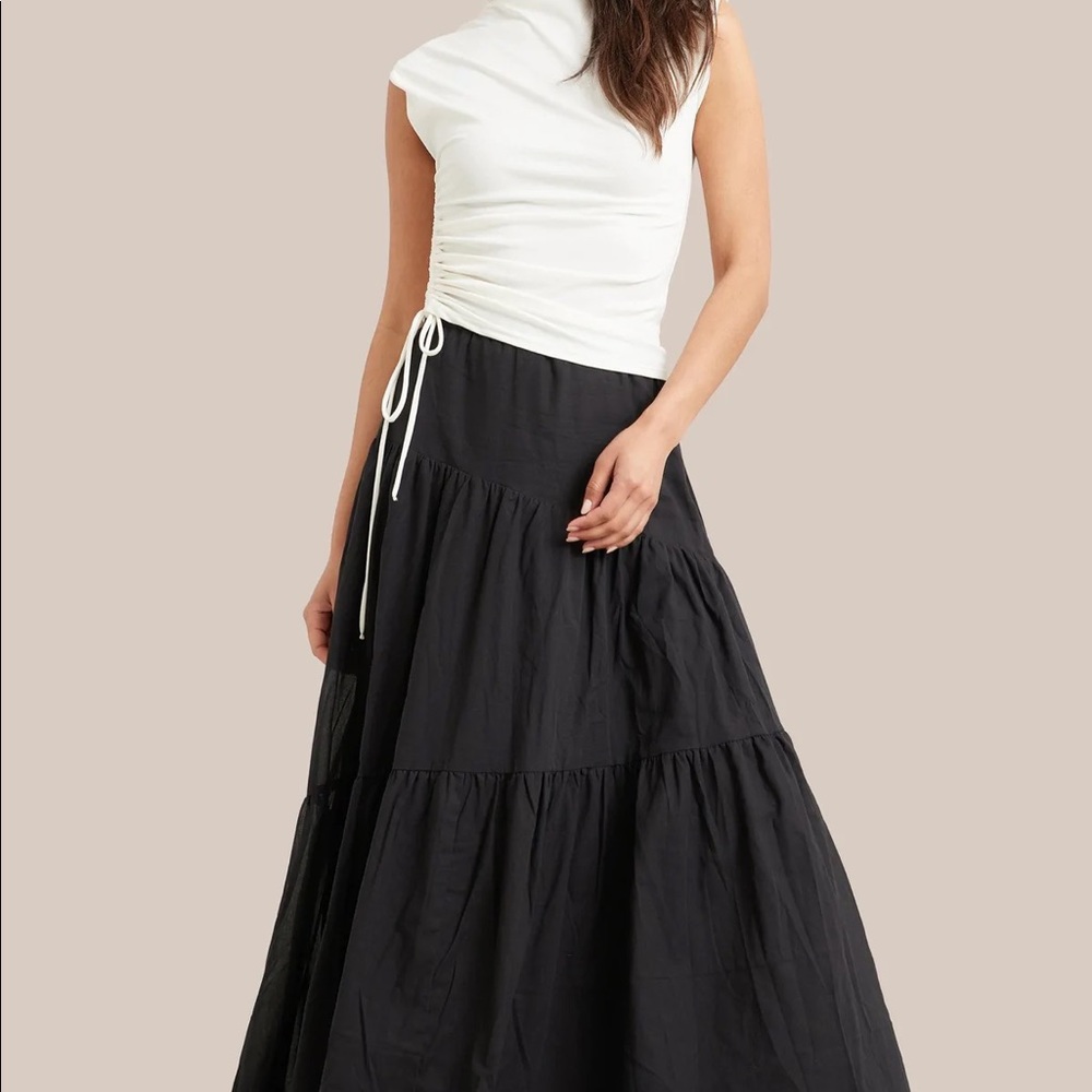 Modern Citizen Runa Tiered Maxi Skirt